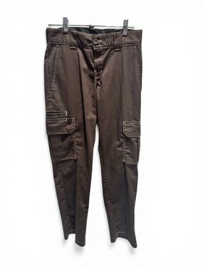 Dickies Flex Slim Straight Leg Women’s Brown Utility Cargo Pants 28x30
